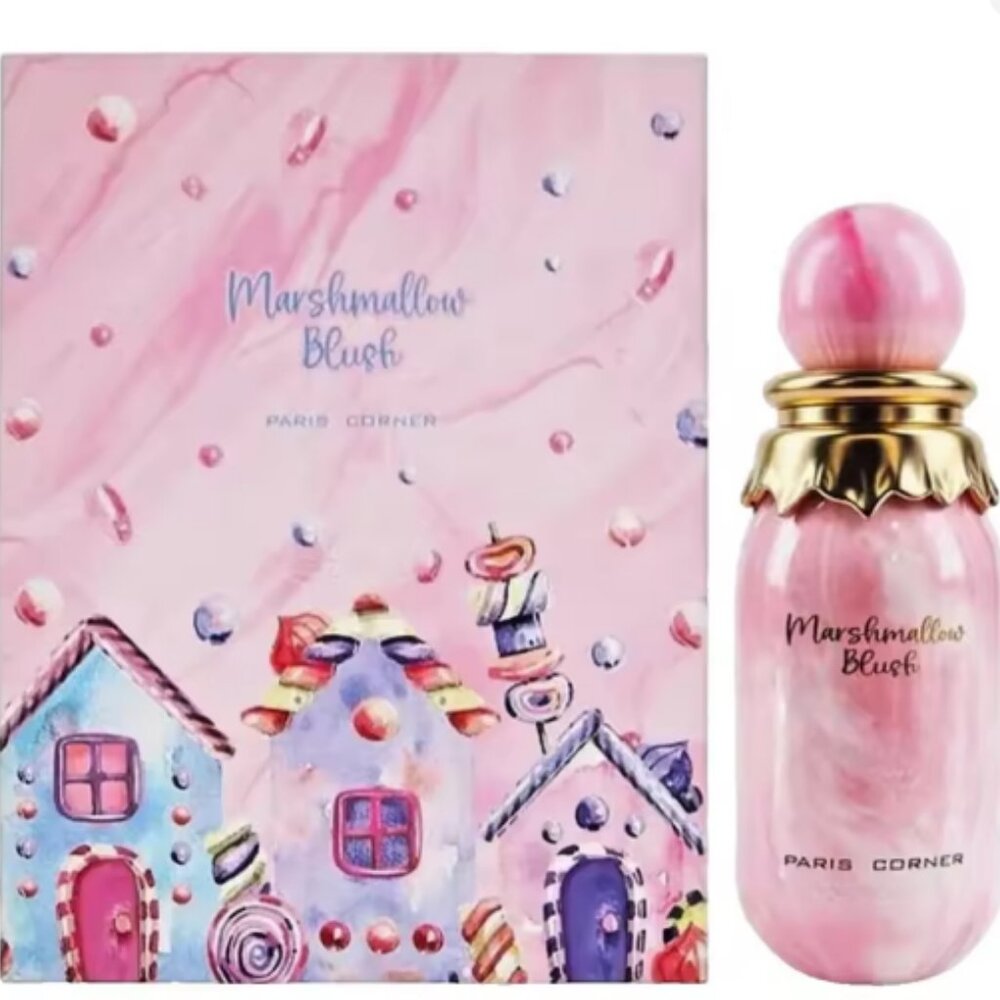 3.4oz/100ml Paris Corner Corner Marshmallow Women's Perfume Eau De Toilette Long